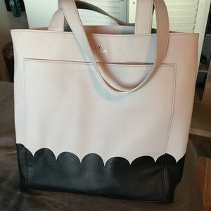 Kate Spade tan and black shoulder bag
